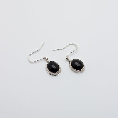 Onyx Sterling Silver Earrings