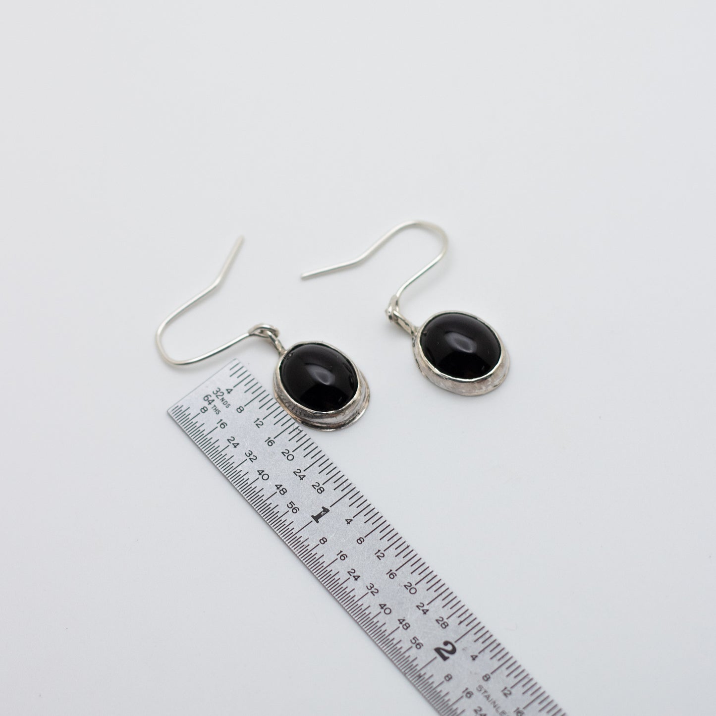 Onyx Sterling Silver Earrings