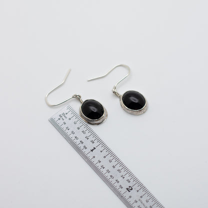 Onyx Sterling Silver Earrings