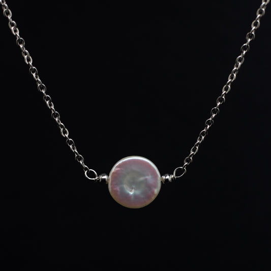 Coin Pearl Necklace