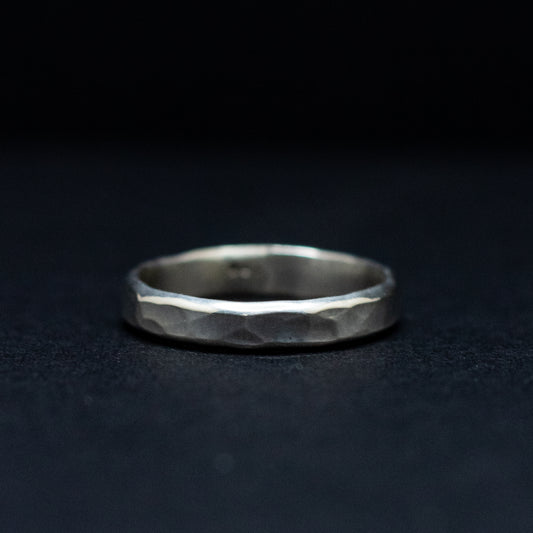 Hammered Sterling Silver Ring