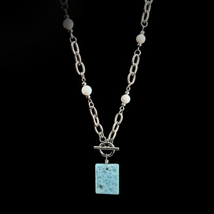 Larimar & Howlite Necklace